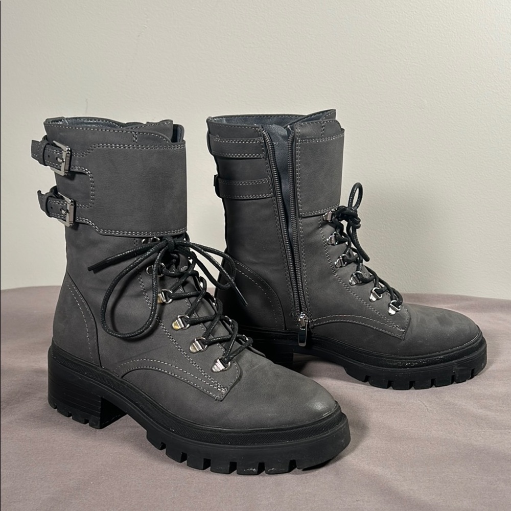 Nine West Women's Combat Boots